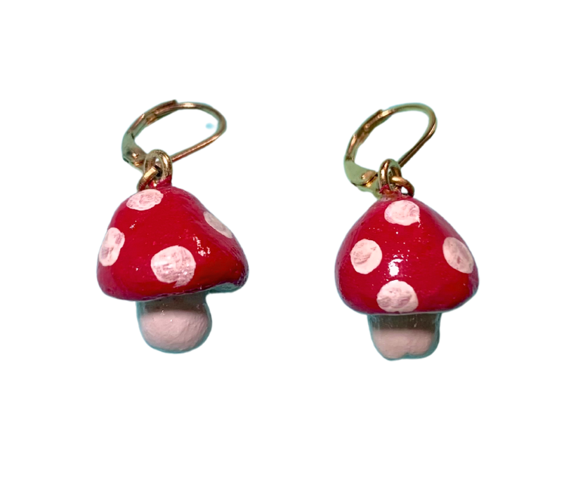 Magical Mushroom Earrings