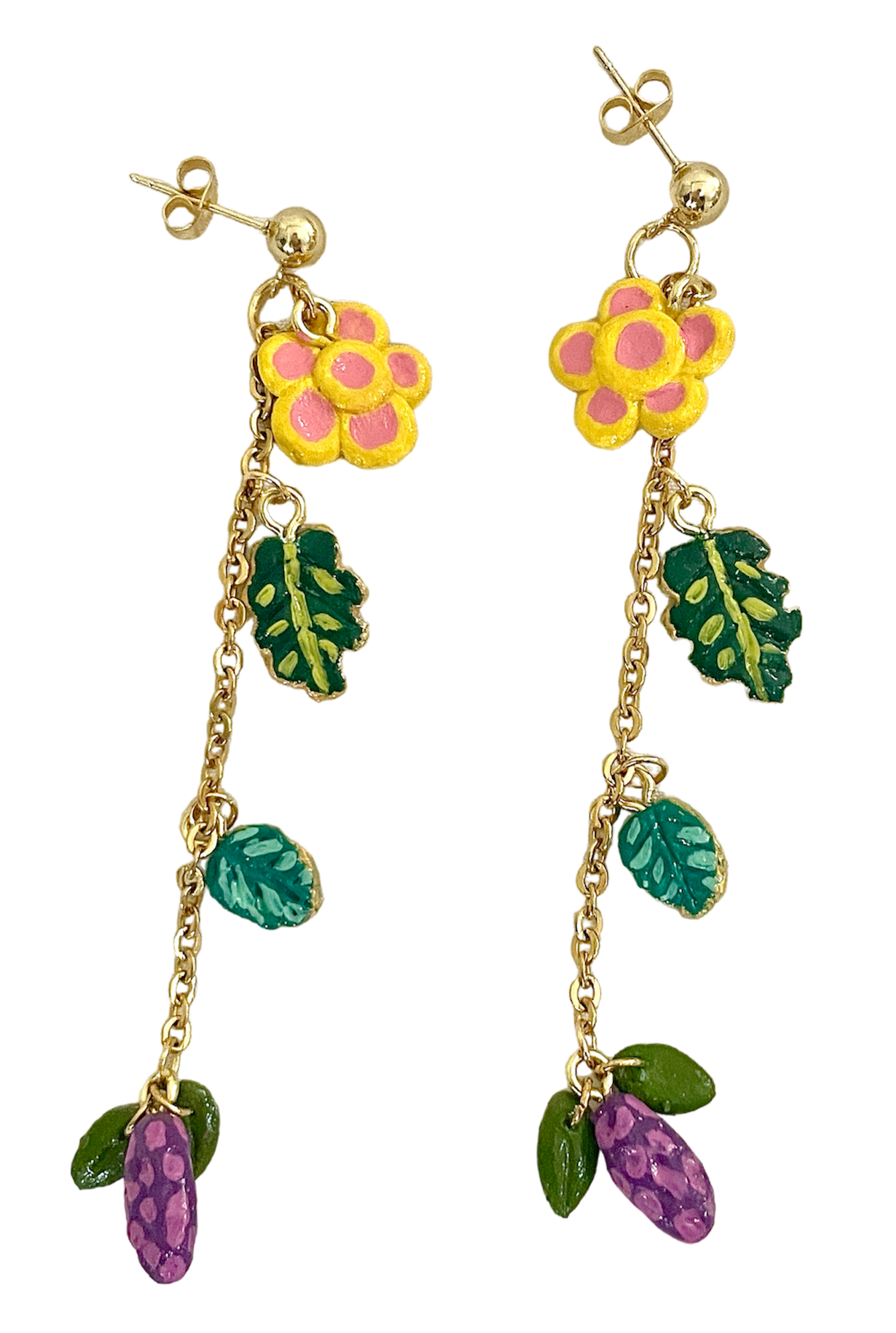Floral Drop Earrings