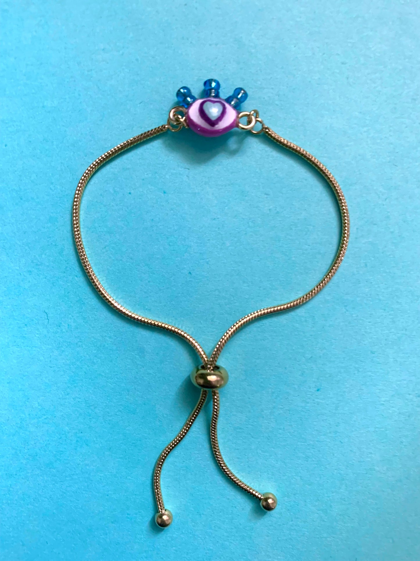 Eye Charm Bracelet - Adjustable