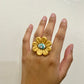 Flower Eye Ring